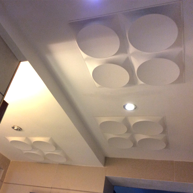 Modern Style PVC Wall Panel Living Room Peel and Stick Wall Covering 3D Wall Covering