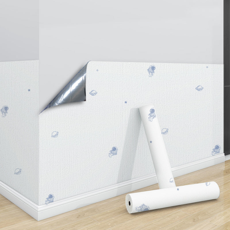 PVC Wall Panel for Stripping and Installing Cartoon Print Matte Texture Wall Covering for the Living Room