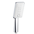 Contemporary Metal Handheld Shower Head Square 3 Settings Spray Head