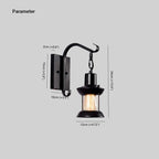 Wall light vintage metal industrial sconce