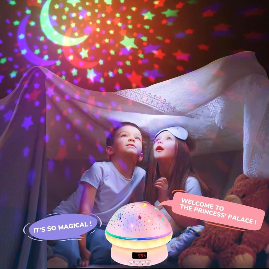 Magic star projector with 16 colours & timer function