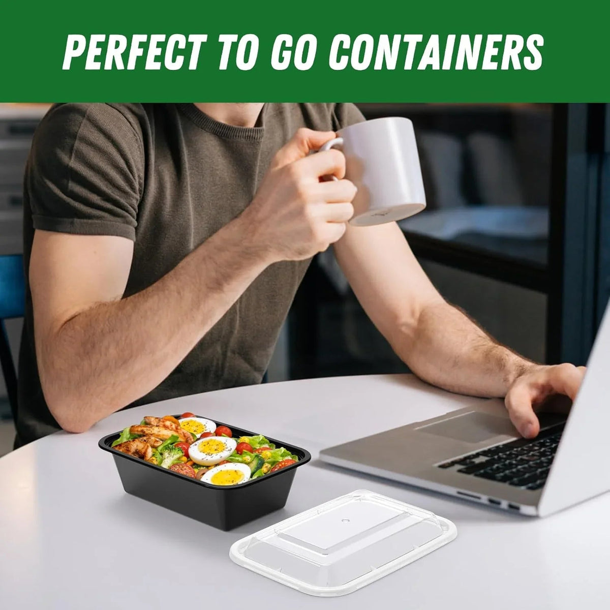 50-piece Meal Prep Container Set with Lid – Ideal for Meal Preparation