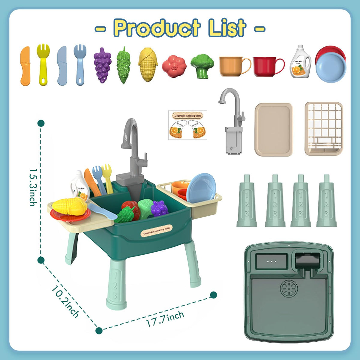 WaterWonder - Play Kitchen with Magical Faucet
