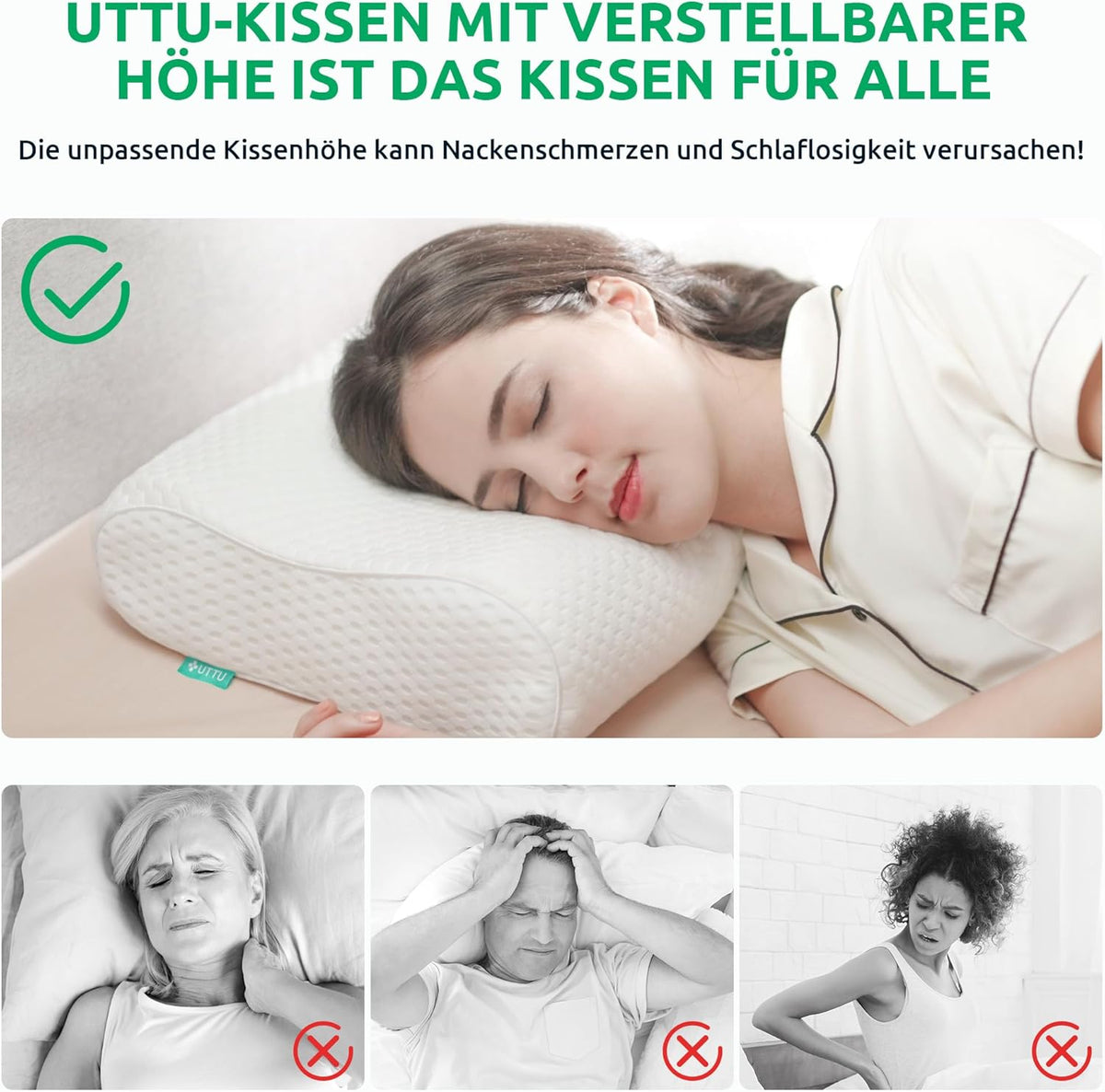 Ergonomic Orthopedic Neck Pillow