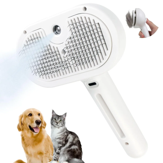 PawMist – Mist-Infused Massage Brush for Pets | Gentle Grooming & Cooling Care for Cats and Dogs