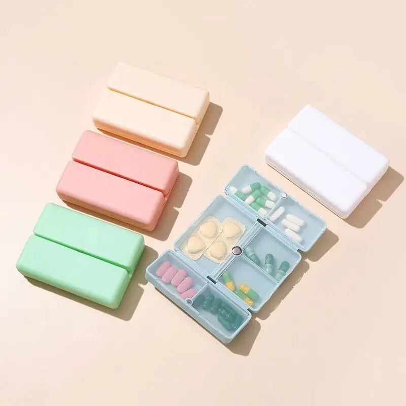 Compact Magnetic Pill Organizer | Portable, Safe Storage