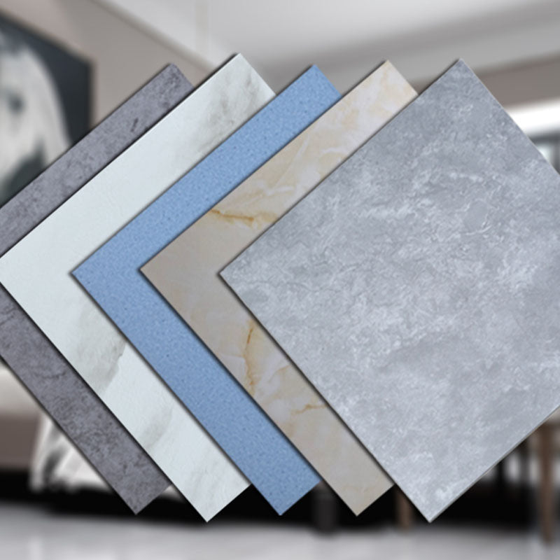 Peel and stick flooring vinyl square marble print indoor flooring vinyl