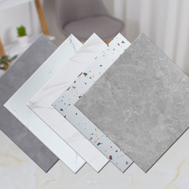 Peel and Stick Vinyl Floor Mat Square Edge Flooring Vinyl