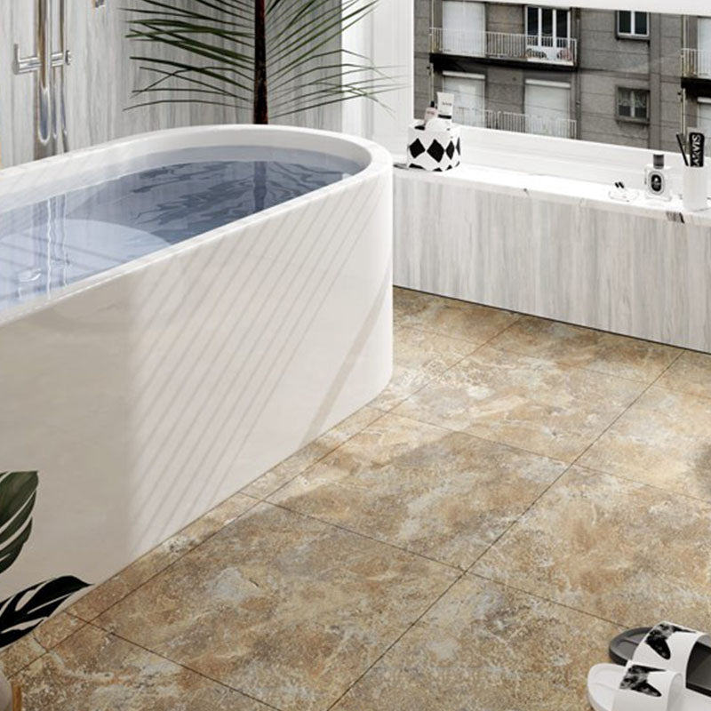 PVC Floor Stone Design Peel Stick Marble Matte Indoor Floor Vinyl