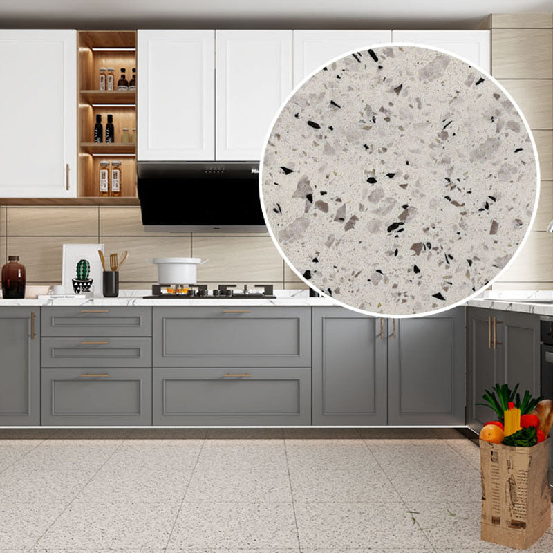 PVC Floor Stone Design Peel Stick Marble Matte Indoor Floor Vinyl