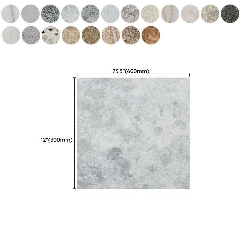 PVC Floor Stone Design Peel Stick Marble Matte Indoor Floor Vinyl