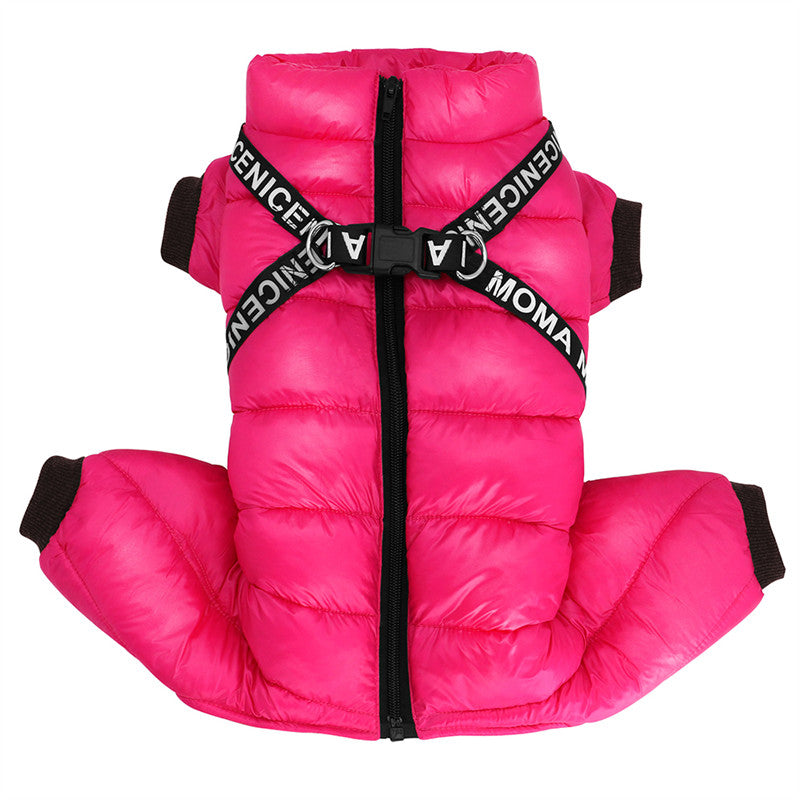 WarmPaw WinterComfort Dog Jacket – Windproof Jacket with Soft Insulation for Cold Weather
