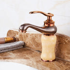 Luxury Ship Basin Faucet Lever Handle Round Ship Basin Bathroom Faucet