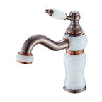 Luxury Ship Basin Faucet Lever Handle Round Ship Basin Bathroom Faucet