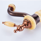 Luxury Ship Basin Faucet Lever Handle Round Ship Basin Bathroom Faucet