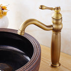 Round Basin Faucet Bathroom Faucet Single Lever High Arc Basin Faucet