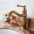 Round Basin Faucet Bathroom Faucet Single Lever High Arc Basin Faucet