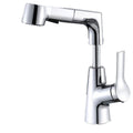 Swivel Spout Sink Faucet Brass Bathroom Low Arc Mixer