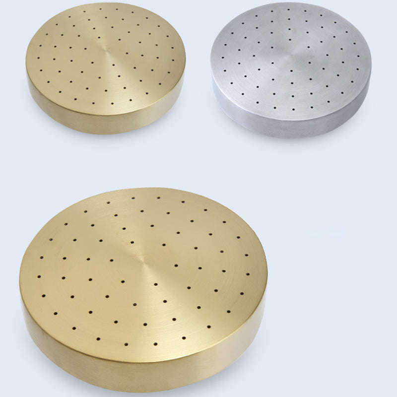 Stainless Steel Shower Combination Round Fixed Shower Head with Shower Arm
