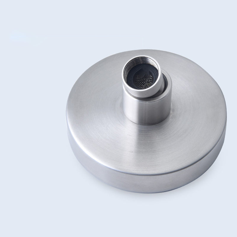 Stainless Steel Shower Combination Round Fixed Shower Head with Shower Arm