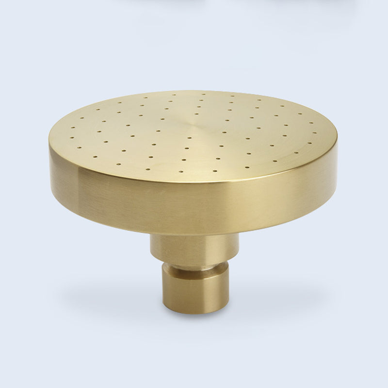 Stainless Steel Shower Combination Round Fixed Shower Head with Shower Arm