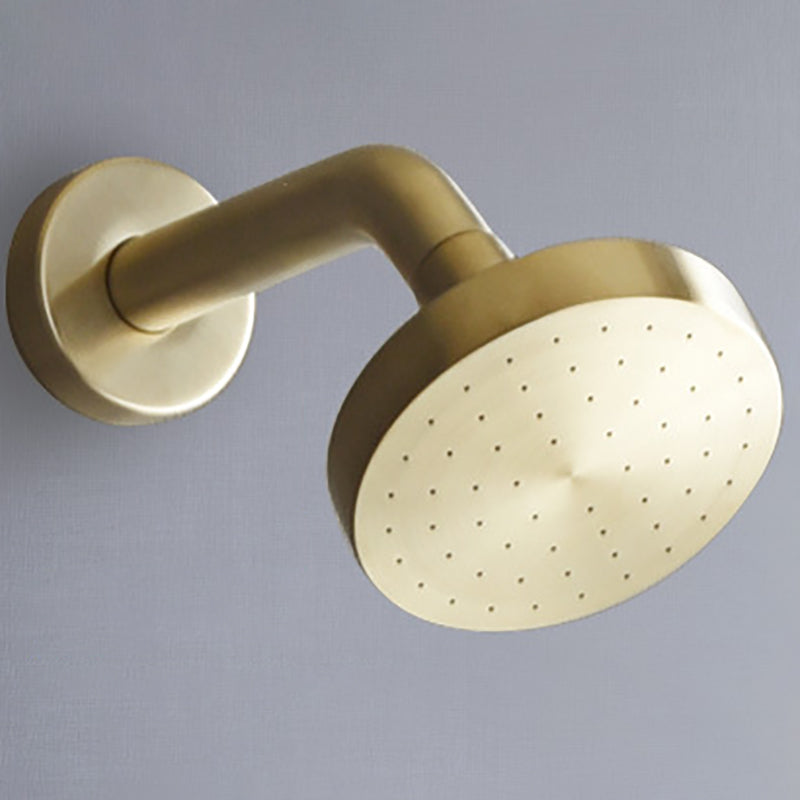 Stainless Steel Shower Combination Round Fixed Shower Head with Shower Arm