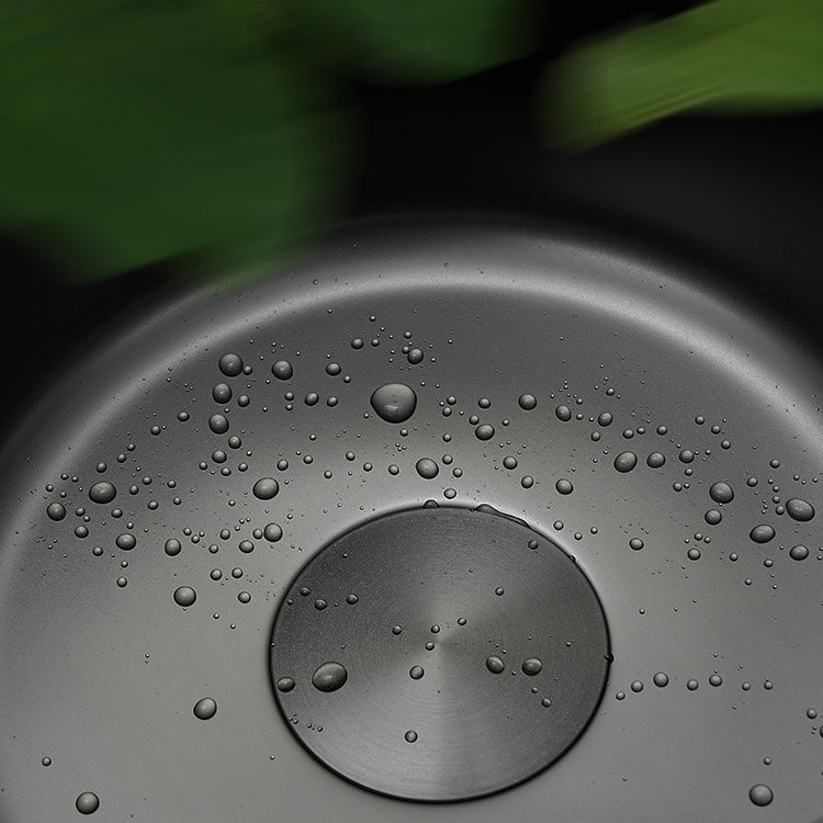 Kitchen Sink Round Single Bowl Color and Scratch Resistant Under-mounted Stainless Steel Kitchen Sink