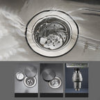 Kitchen Sink Round Single Bowl Color and Scratch Resistant Under-mounted Stainless Steel Kitchen Sink