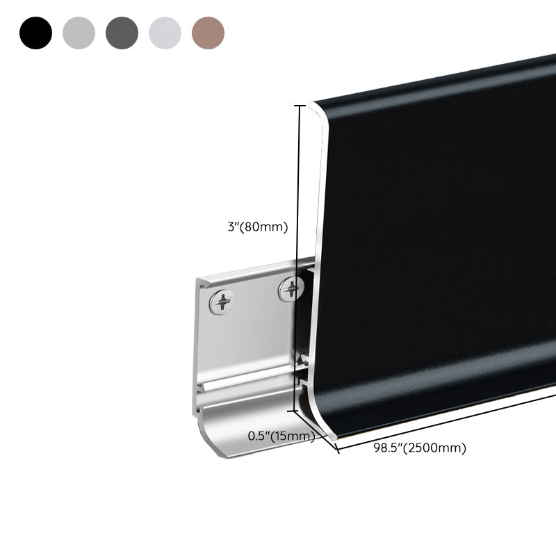 Trim panel metal interior scratch-resistant waterproof tin splash guard trim