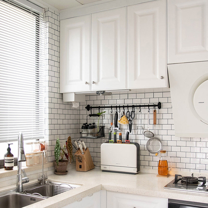 Plastic Peel and Stick Tiles Subway Tiles Wallpapers for Kitchen and Bathroom