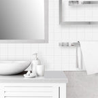PVC Subway Tile Wallpaper Waterproof Peel and Stick Splashback Tile