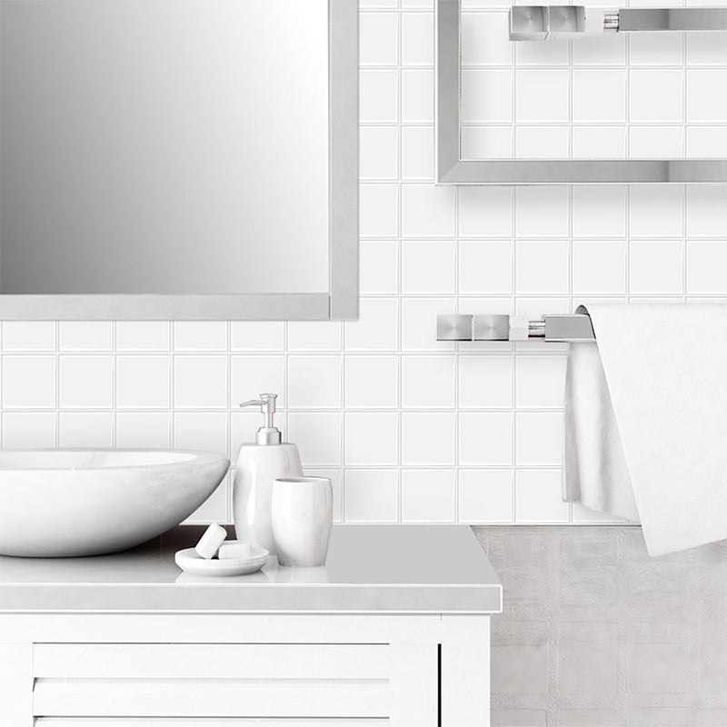 PVC Subway Tiles Wall Wallpaper Waterproof Peel and Stick Splashback Tile
