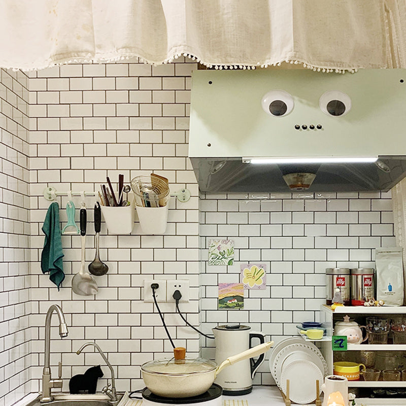 PVC Subway Tile Wallpaper Waterproof Peel and Stick Splashback Tile