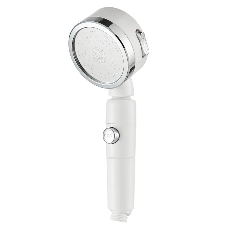 Contemporary 3 Jet Shower Head Adjustable Spray Pattern Rotatable Handheld Shower