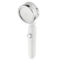 Contemporary 3 Jet Shower Head Adjustable Spray Pattern Rotatable Handheld Shower