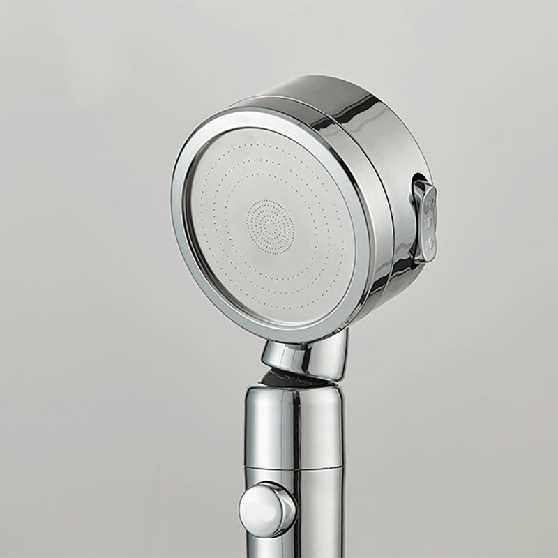 Contemporary 3 Jet Shower Head Adjustable Spray Pattern Rotatable Handheld Shower