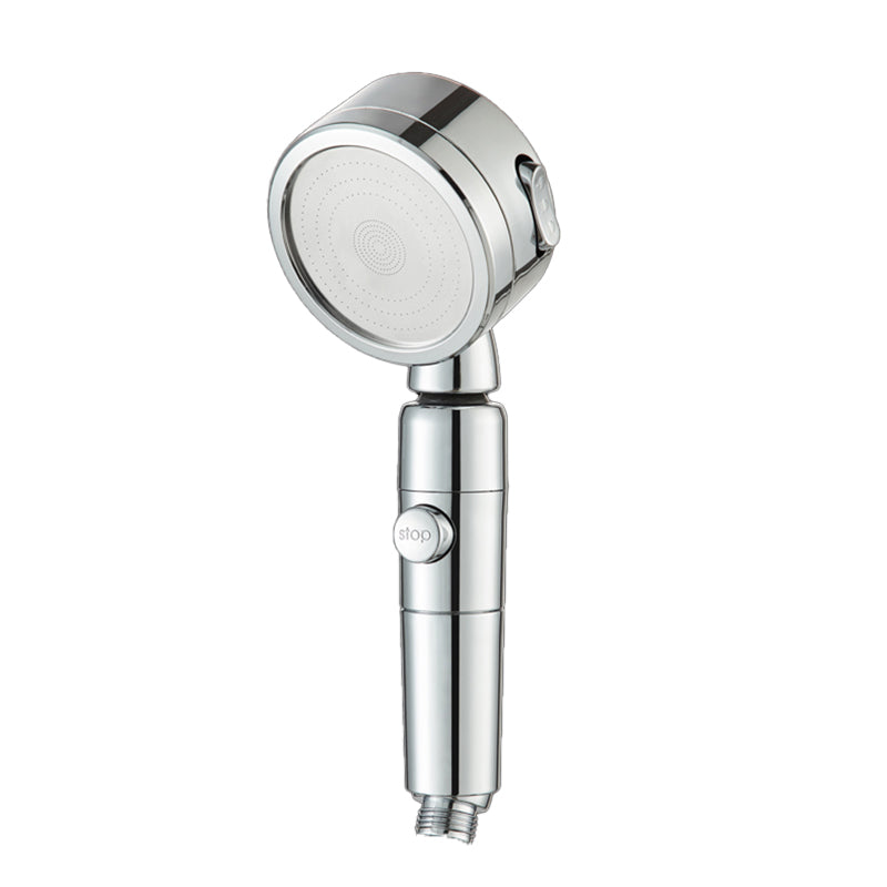 Contemporary 3 Jet Shower Head Adjustable Spray Pattern Rotatable Handheld Shower