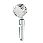 Contemporary 3 Jet Shower Head Adjustable Spray Pattern Rotatable Handheld Shower