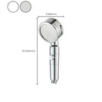 Contemporary 3 Jet Shower Head Adjustable Spray Pattern Rotatable Handheld Shower