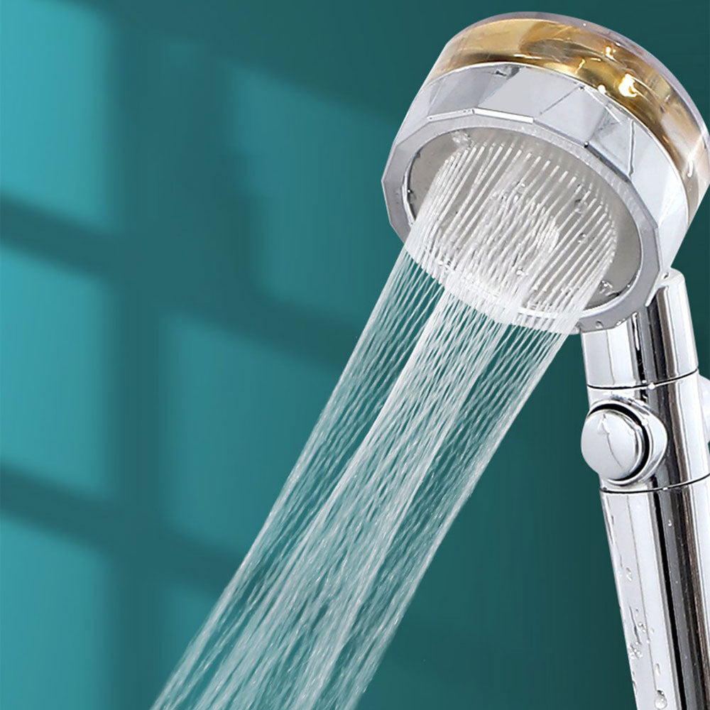 Contemporary Handheld Supercharged Showerhead Round Spray Head