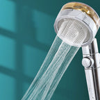 Contemporary Handheld Supercharged Showerhead Round Spray Head
