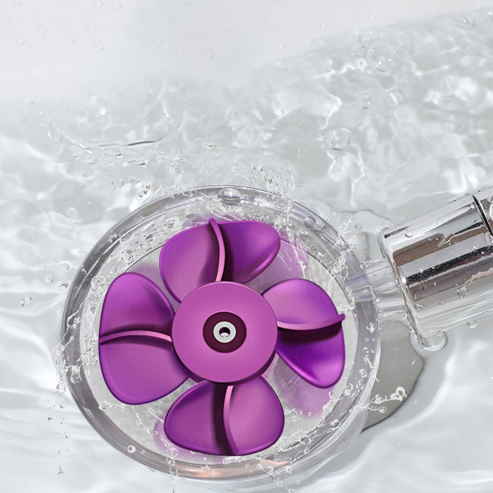 Contemporary Handheld Supercharged Showerhead Round Spray Head