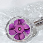 Contemporary Handheld Supercharged Showerhead Round Spray Head