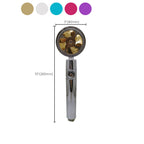 Contemporary Handheld Supercharged Showerhead Round Spray Head