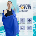 Quick-Dry Microfiber Towel for Travel, Sports, Gym, Beach and Yoga