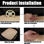 Non-slip car pillow made of ice silk, suitable for summer use