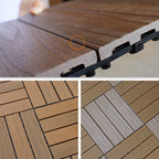 Square Click Parquet Tiles Composite Tiles Striped Pattern Tile Set