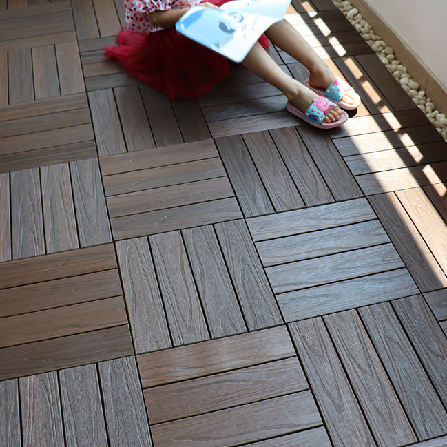 Square Click Parquet Tiles Composite Tiles Striped Pattern Tile Set