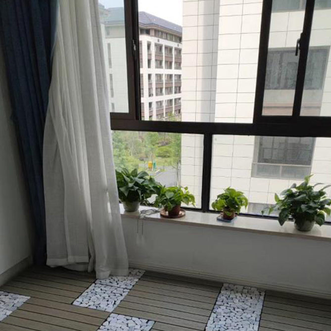 Modern Floor Tiles Outdoor Waterproof Rectangular Wood Decking