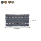 Modern Floor Tiles Outdoor Waterproof Rectangular Wood Decking
